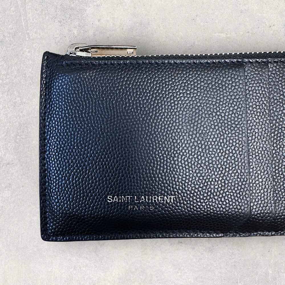 ** Sold ** Saint Laurent Fragments Zip Card Case - Picture 5 of 6